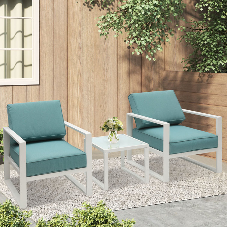 Aluminum patio chairs online with cushions